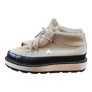 Converse shoes sz 10.5 mountian club one star chunky shoes fleece lined leather